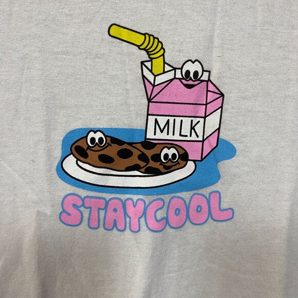 Staycool Milk Cookies Graphic Design T-Shirt Small - Picture 2 of 4